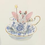Fairy Mouse in a teacup