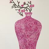 Chinese Vase with Prunus
