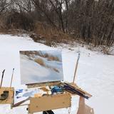 Painting outdoors (plein air)