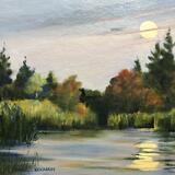 Moonrise at Moose Lake