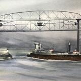 Clyde Vanenkevort Entering the Duluth Harbor