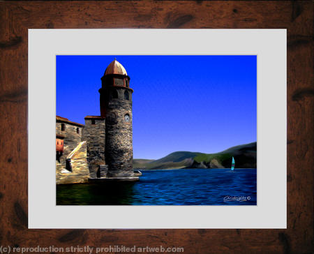 Collioure Bell Tower (Framed)