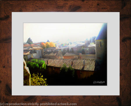 Est De La Cite (Framed)