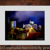 Moonlit Fort (Framed)