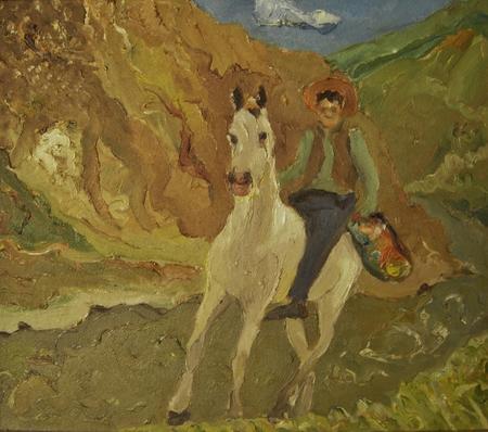 Self portrait - Pavilion Mountains, Fraser River