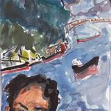 Sketch for the Ignacio's portrait - Burrard Inlet