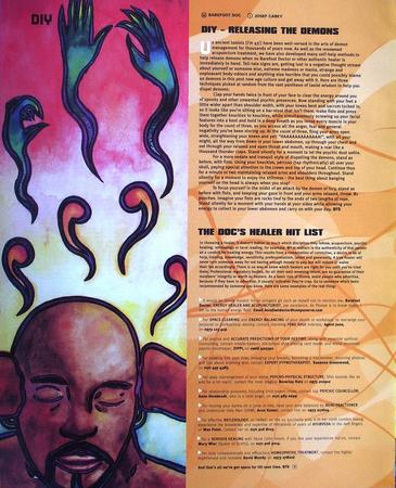 Magazine Illustration: Spirit, Barefoot Doctor Releasing Demons.