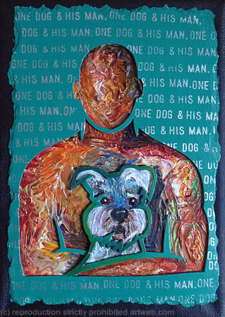 One Dog and his Man: Schnauzer