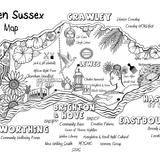Hidden Sussex map
