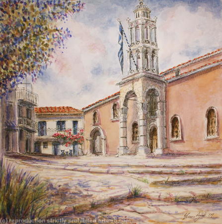 Church Treis Hierarches (Three Bishops)Skiathos, Greece