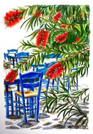 Bottlebrush and Blue