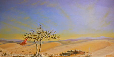 Saudi Desert Bedouin Tent