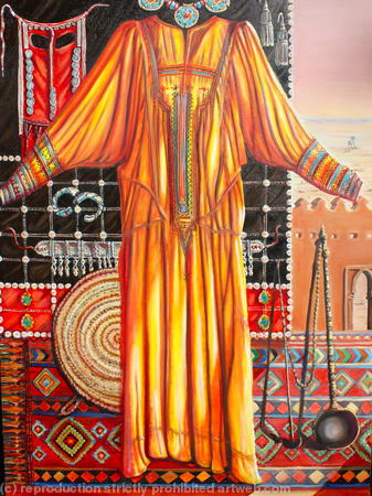 Behind the Veil diptych part one Asir