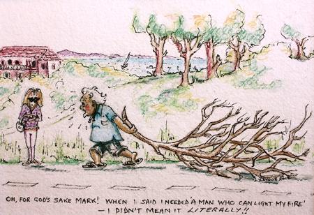 'Light My Fire' cartoon