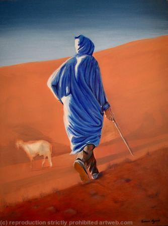 Berber Shepherd in the Atlas Mountains