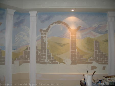 mural 02 - blocking in 002