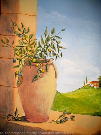 Olive Jar - finishing touches