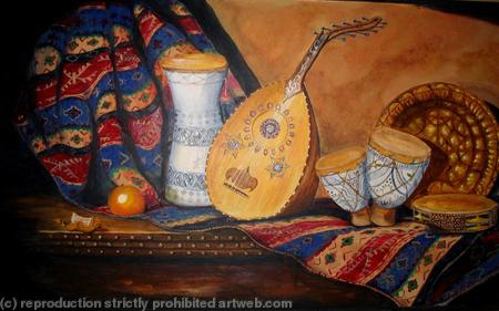 Still Life with Arabian Oud