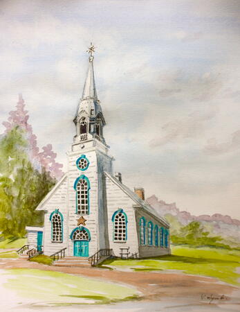 St Simeon Church Quebec Canada