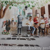 Detail Of Alexandros Taverna Mural