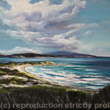 Rain Clouds over Mandraki Elias Beach, Skiathos, Greece