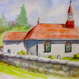 Tadoussac Church Quebec Canada