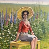 Mother in the Lupins