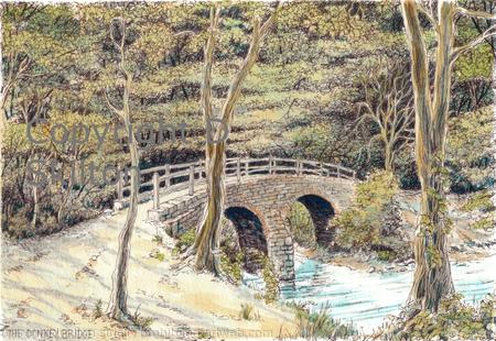 The Donkey Bridge New England Nr Highley Shropshire, greeting card or bespoke notelet. Prints and postcards available. Possibly original as well.