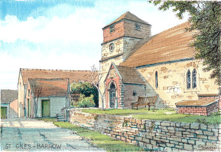 Barrow Church Near Broseley as a greeting card or invitation perhaps. prints and postcards available.