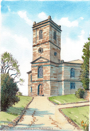 Madeley Church St Michael's greeting card