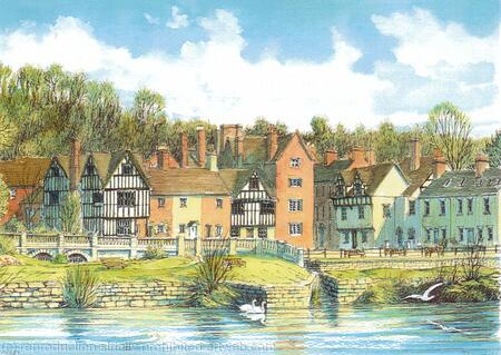 Bewdley Wribbenhall side of the river severn