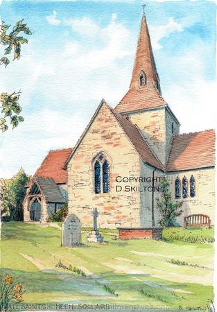 All Saints Neen Sollars Nr Cleobury Mortimer Shropshire as a greeting card or invitation. Prints and postcards available.
