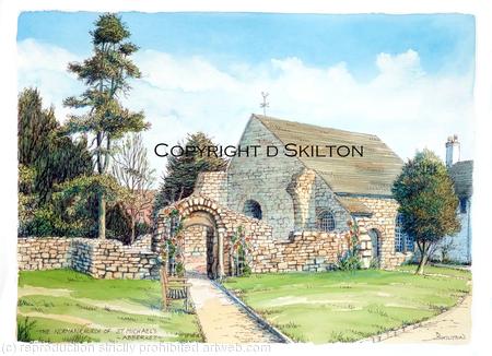 Abberley Norman Church Worcestershire greeting card or bespoke notelet or invitation. Postcards and prints available.