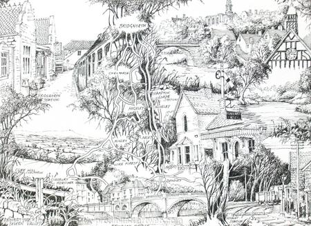 The Severn Valley, Bridgnorth to |Bewdley as a greeting card or bespoke notelet . prints available.