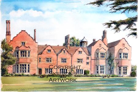 Westwood Park greeting card coloured as a greeting card, invitation or thank you card. Prints and postcards available.