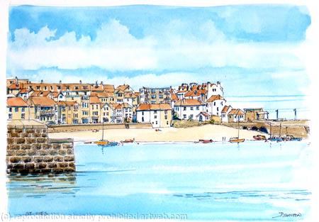 St Ives Cornwall greeting card or you could have notelets with your address on the back. Prints and postcards available on request