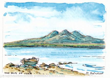 Jura The Paps ACEO size original 