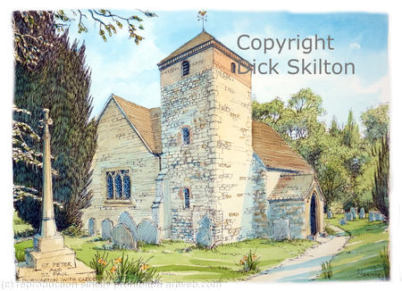 Burwarton and Cleobury north church as a greeting card, notelet or Thank-you card or even invitation.