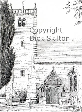 Chelmarsh church St Peters as a greeting card. prints and postcards available on request. I do have a watercolour version of this, Originals are available.