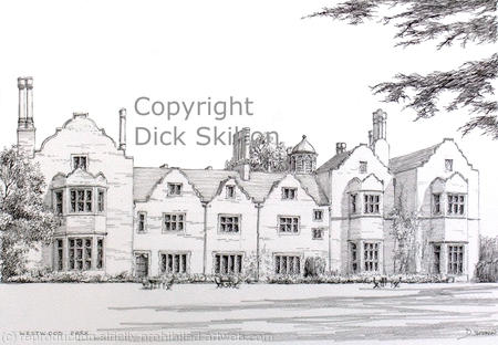  Westwood Park Colchester pen drawing as a greeting card or bespoke notelet or even invitations. Prints and postcards available.