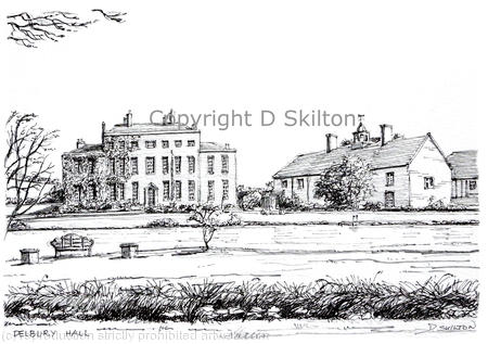 Delbury Hall Diddlebury Corvedale Shropshire as a greeting card or bespoke notelet. Prints and postcards available.