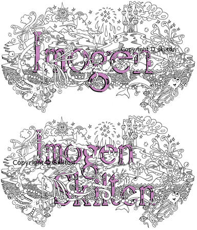 Imogen Example of artwork with names sole as in several different ways