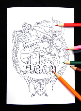 ADAM dragon knight on horeback card