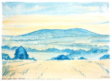 BROWN  CLEE from Farlow evening image as a notelet or greeting card. Prints and original available.