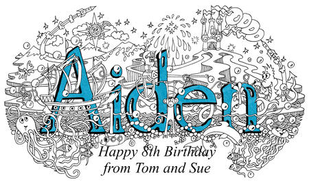 Bespoke name card sent to you via email or messenger for you to email to  a friend or relative etc. Pay via PayPal and say what name and what message and I will do this for you.