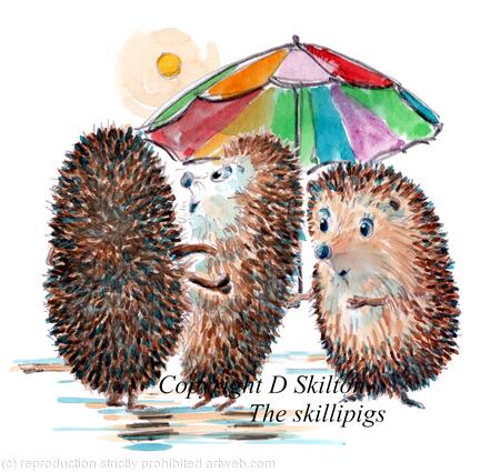 604 dancers with umbrella ( no greeting) 6 by 4 greeting card with envelope