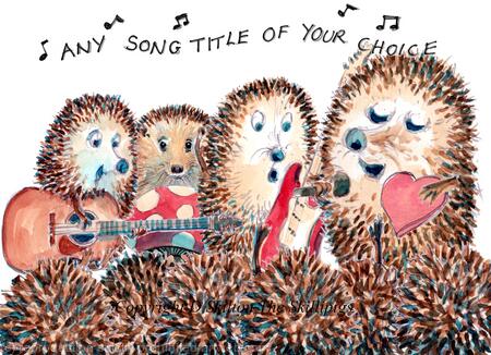 600 singer and group Skillipigs card. You can choose the song title.