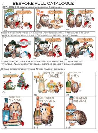 1 Examples of bespoke images  for places across the UK. if you would like a bespoke image of your town or village as a greeting card and you have no local stockist, please contact. 