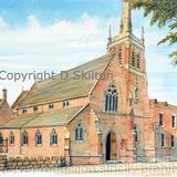 St Ambrose Church Kidderminster as a greeting card or bespoke notelet. Prints and postcards available.