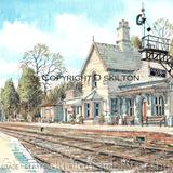 Hampton Loade Station SVR Shropshire, greeting card. Prints and postcards available.